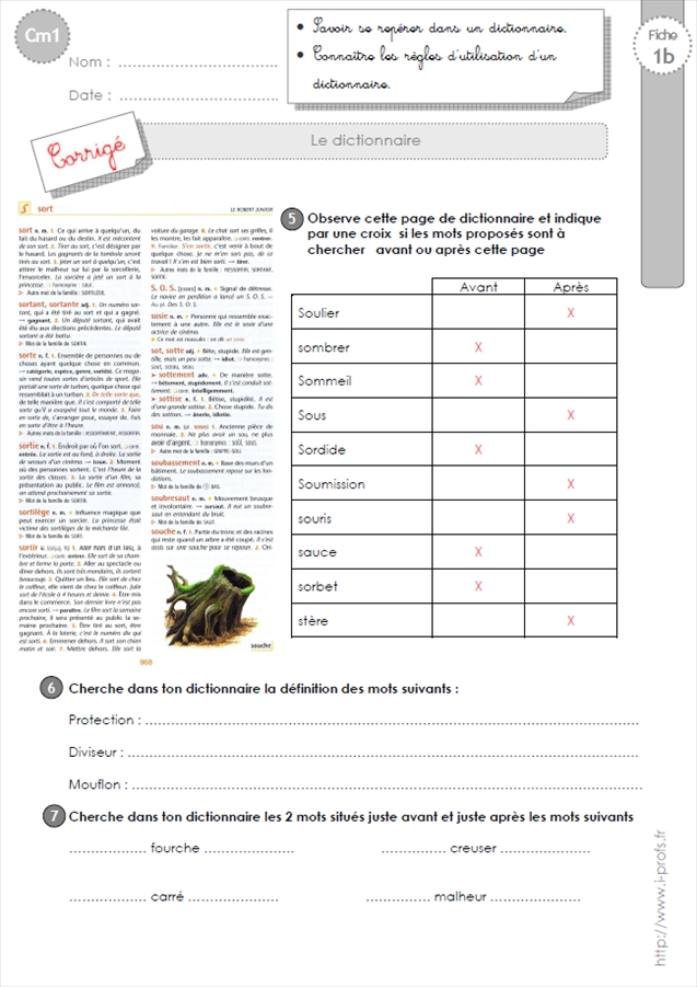 abréviation du dictionnaire cm2 le