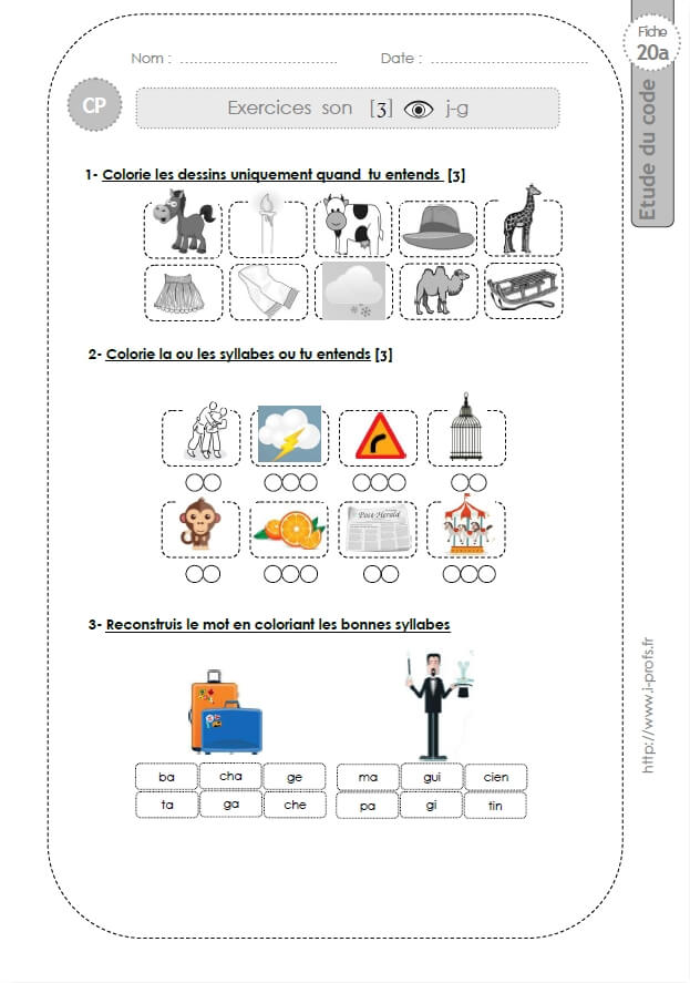 Fiches De Sons Cp Exercices Phonologie Et Code Cp Mme Folyot