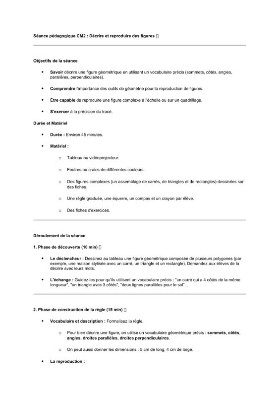 seance cm2 
