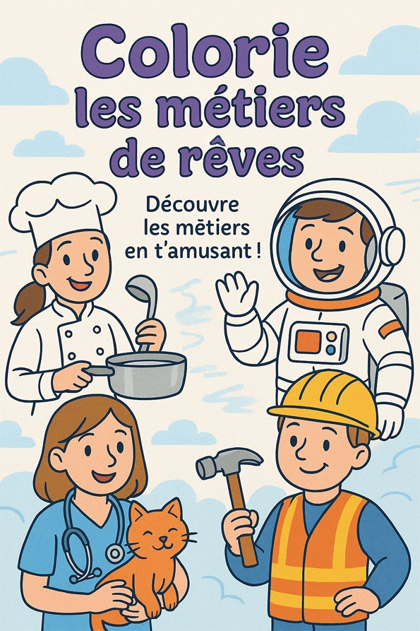 Grand album de coloriage gratuit sur les métiers