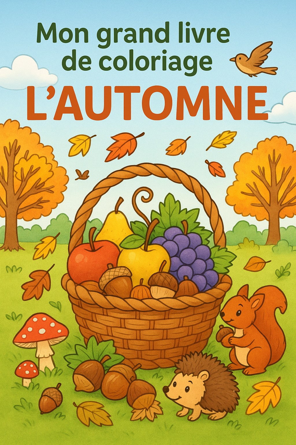 Album de coloriage gratuit sur les saisons: l'automne