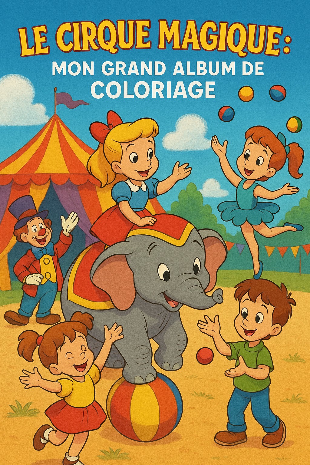 Album de coloriage gratuit sur le cirque