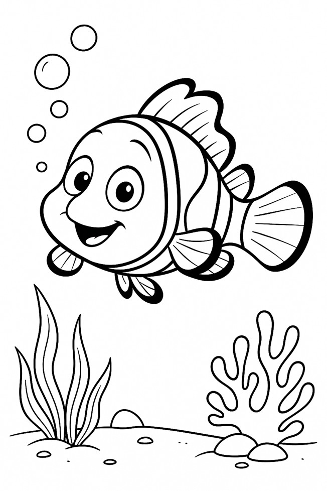 Poisson tropical à colorier