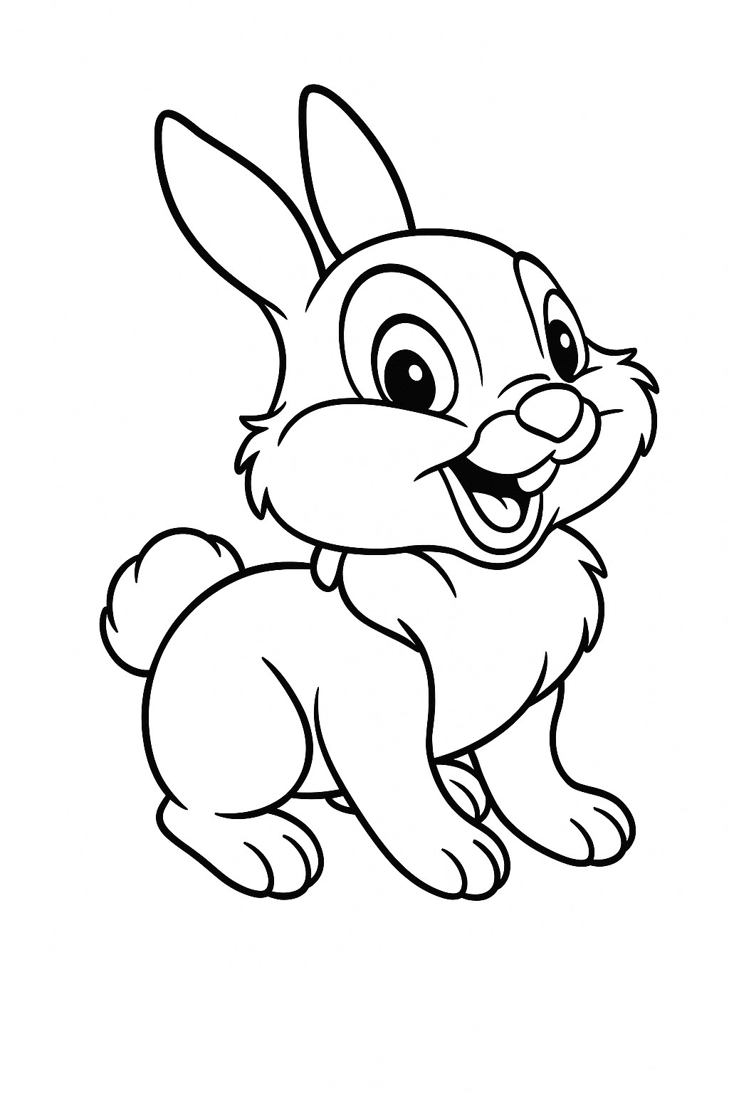 Lapin à colorier