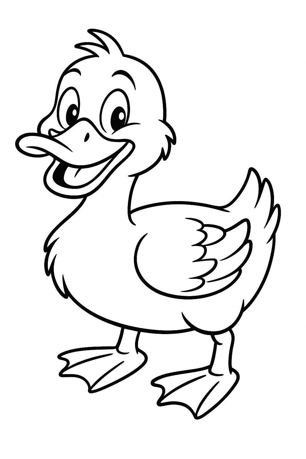 Canard à colorier