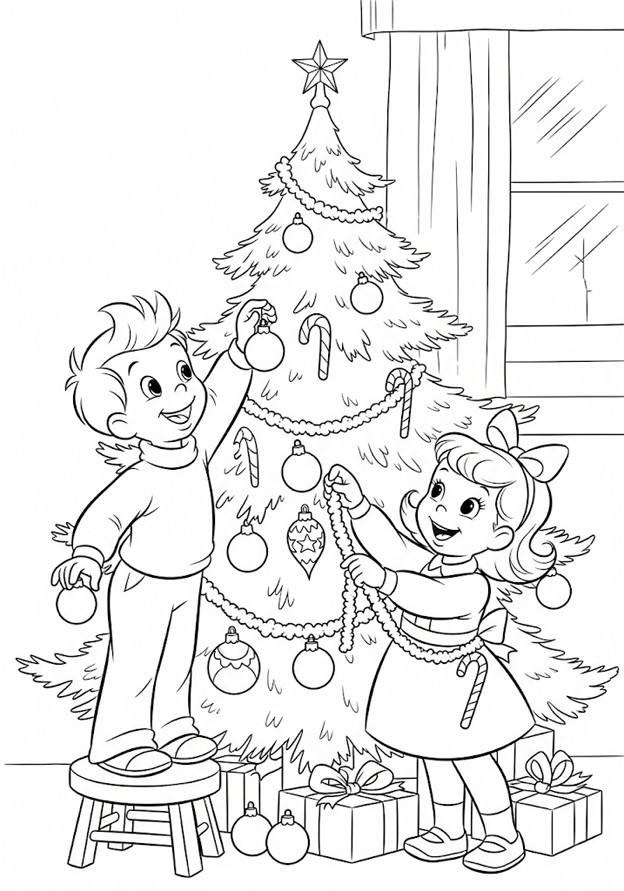 Coloriage de Noël