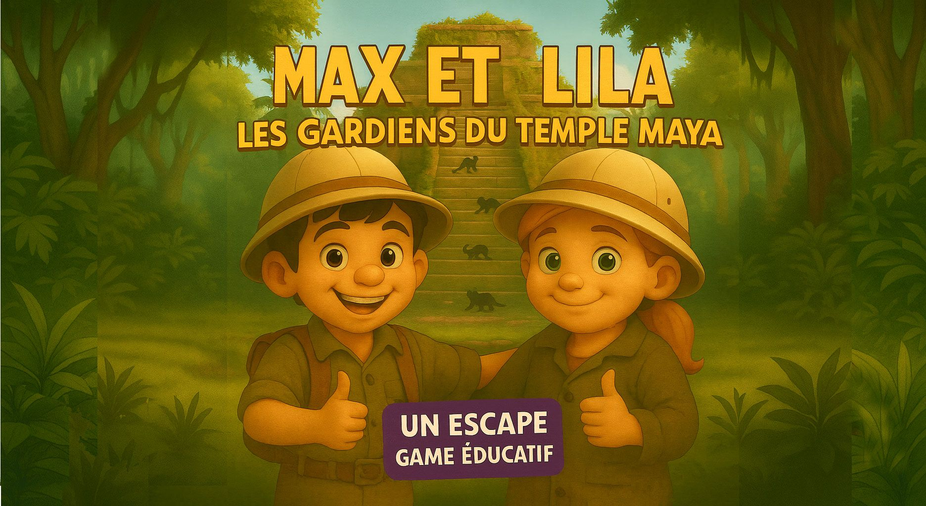 Max et Lila — Les gardiens du temple Maya