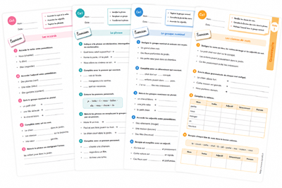 Fiches de orthographe ce1
