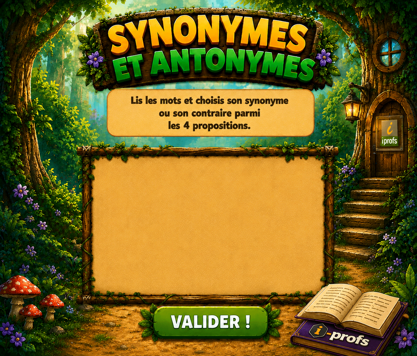 Décor forêt